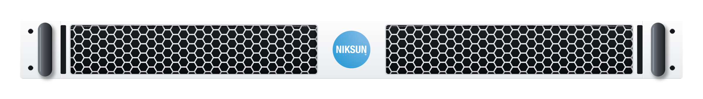 NIKSUN Atom A1000 half-depth 1U appliance, front view