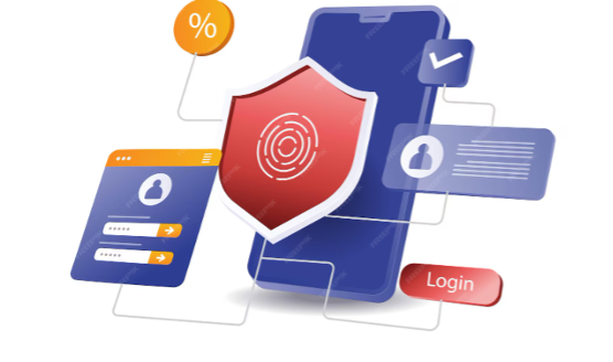 Cybersecurity dashboard concept analyzing application layer network traffic